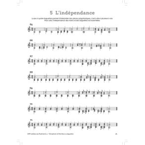 Rudiments 4 - Vibraphone et Marimba à 4 baguettes : Technique essentielle de la percussion